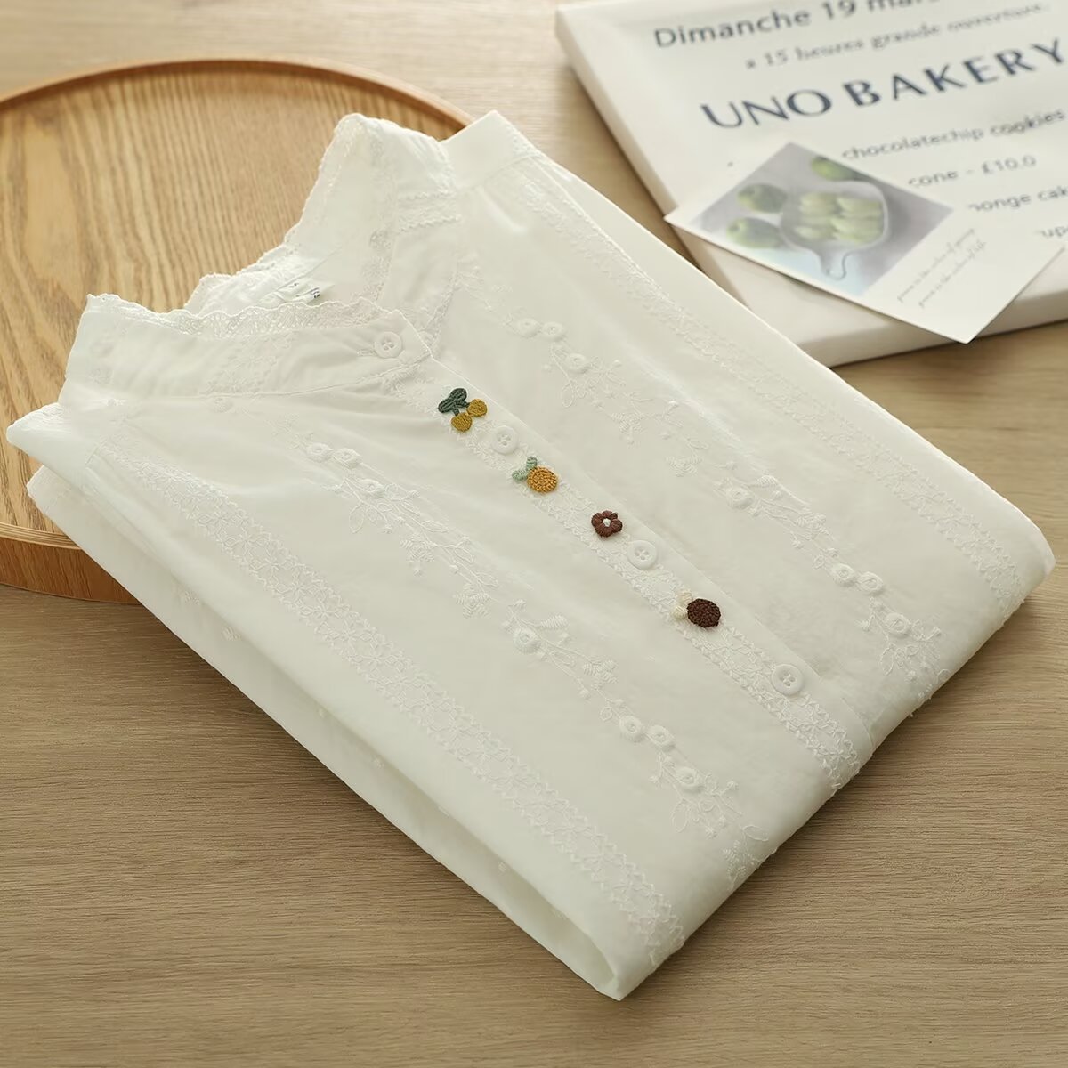 بلوزة بوهيمية نسائية لربيع 202 - مراجعة Embroidery Online وسعره