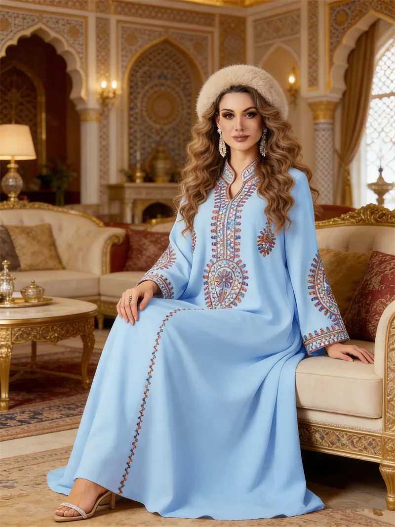 فستان سهرة مطرز للعيد، عباية ن - مراجعة Embroidery Kebaya وسعره